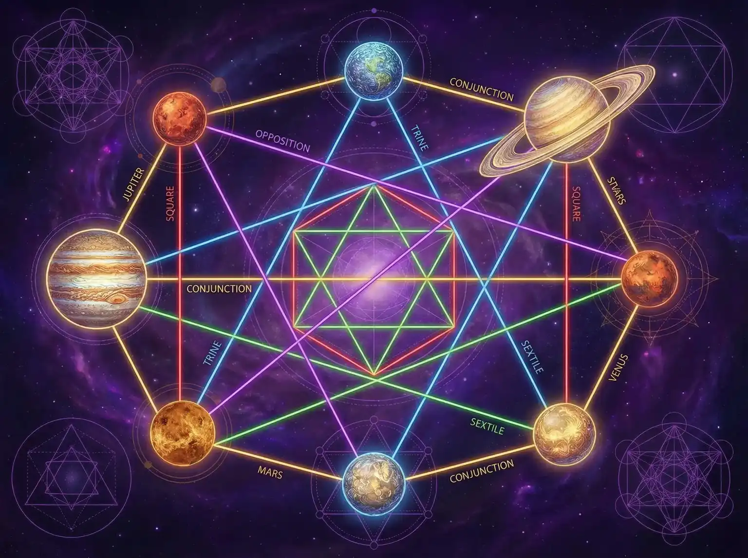 行星相位解读 - 污软件下载 | 占星学进阶